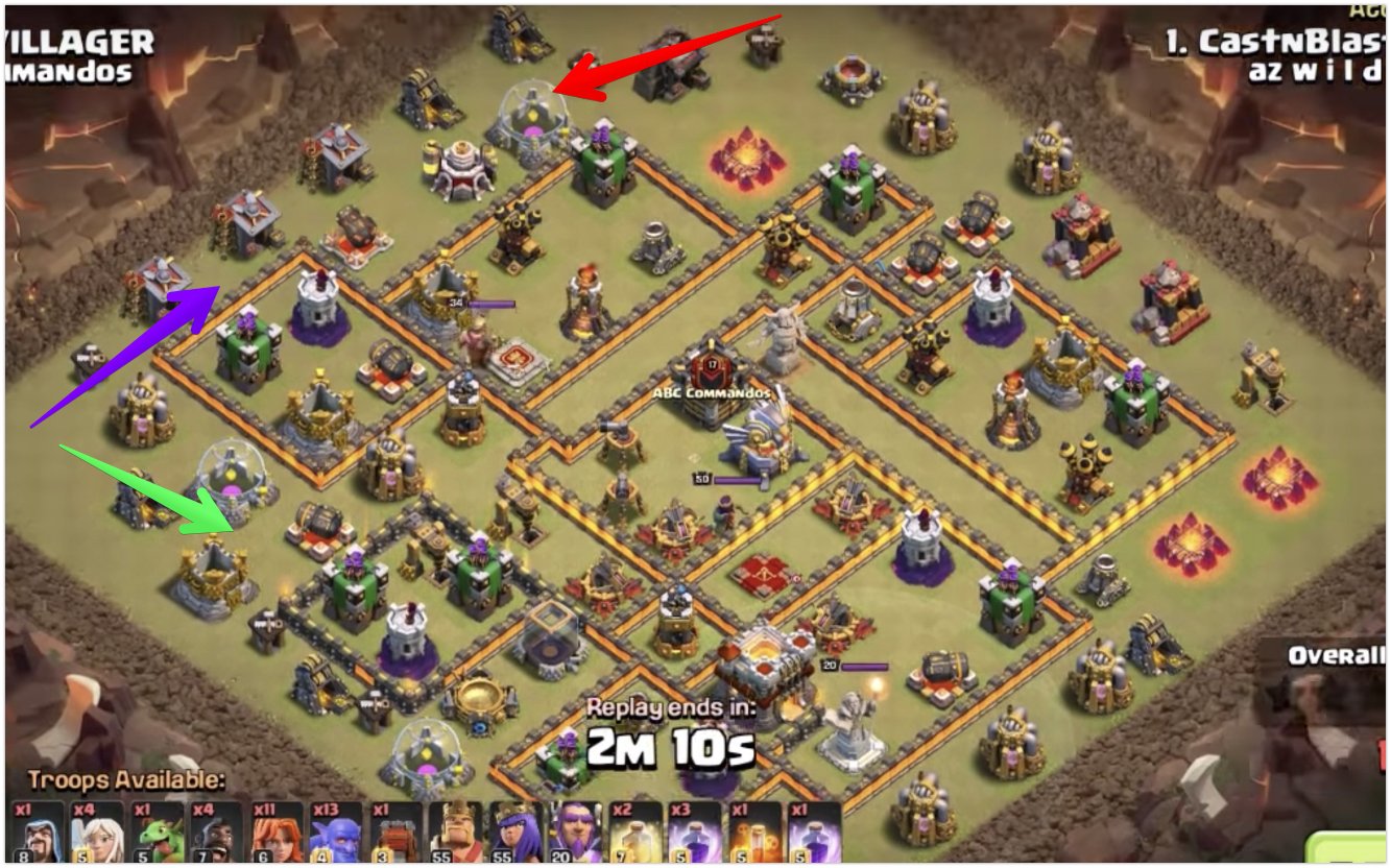 clash of clans attack strategies th9