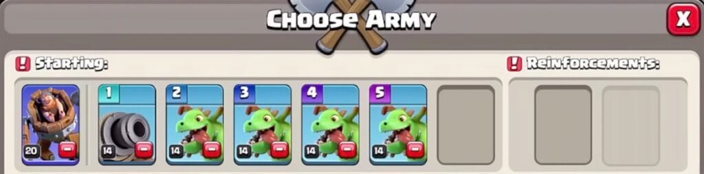 bh7 attacking strategy army