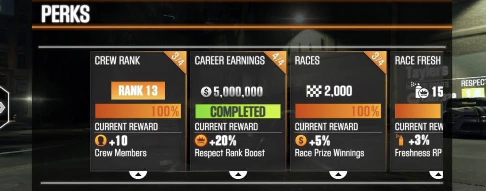 crew perks csr2