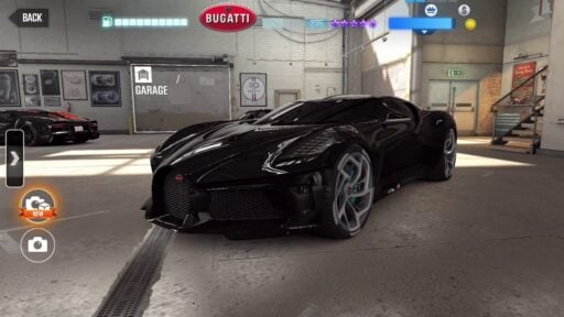 csr2 bugatti la voiture noire tune and shift pattern