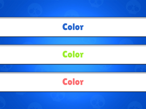 colored names in brawl stars