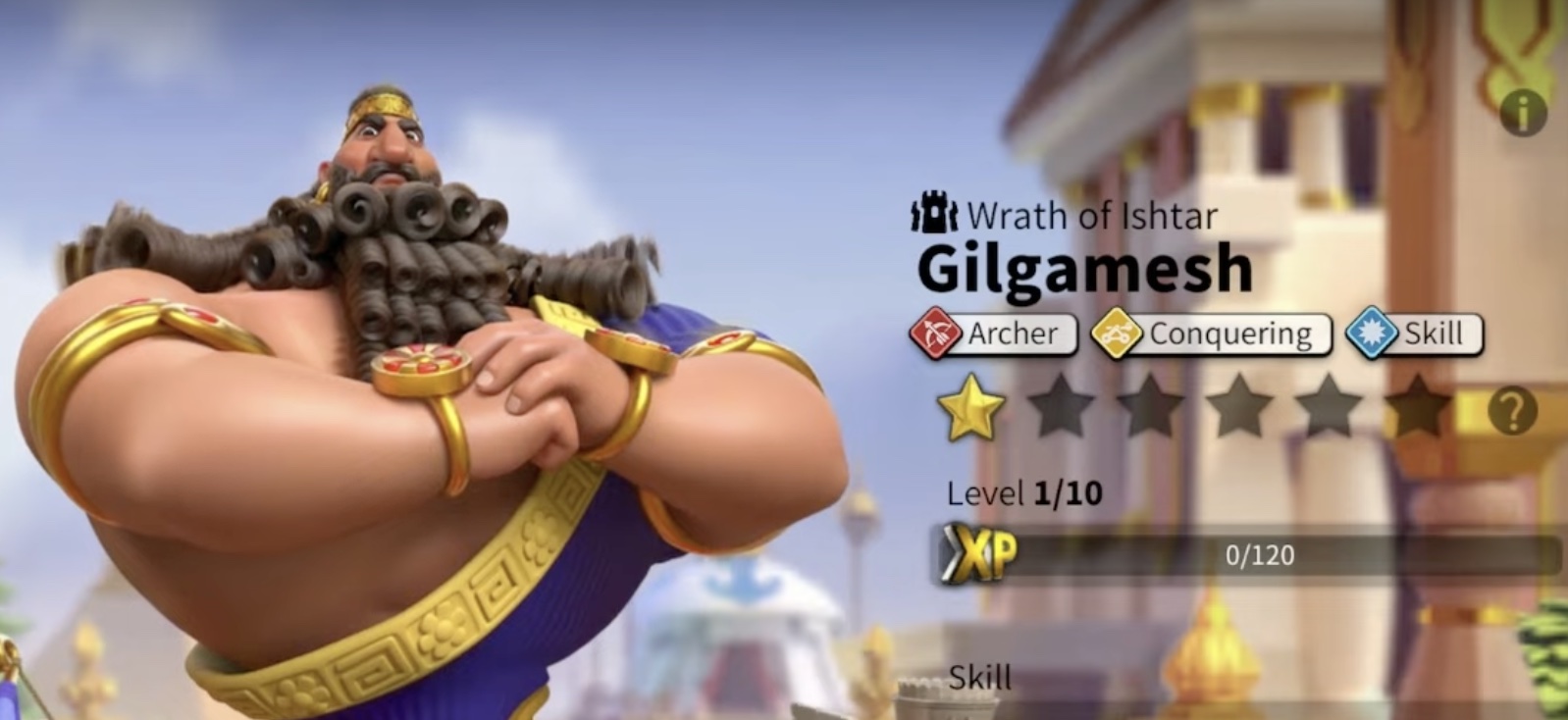 rise of kingdoms gilgamesh best talent build and skill order