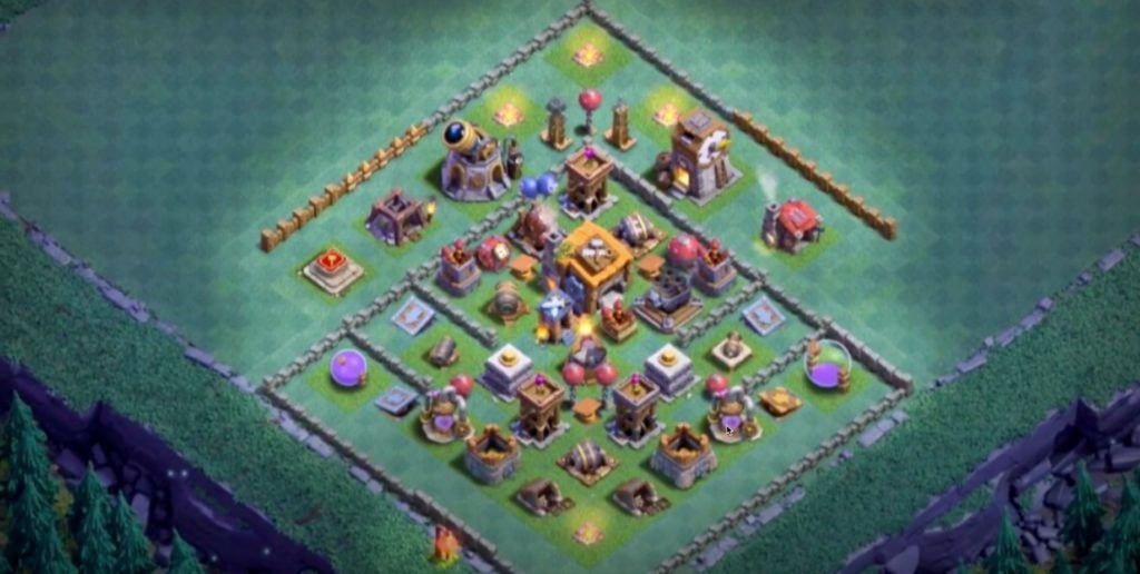 Clash of Clans 7. Seviye Belediye Binası Köy Düzeni