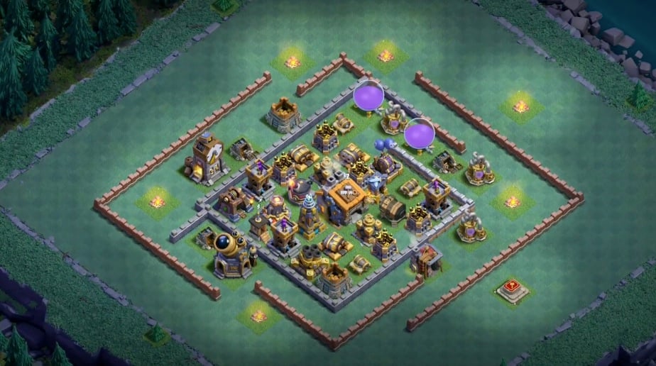 clash of clans 9. seviye en iyi köy düzeni