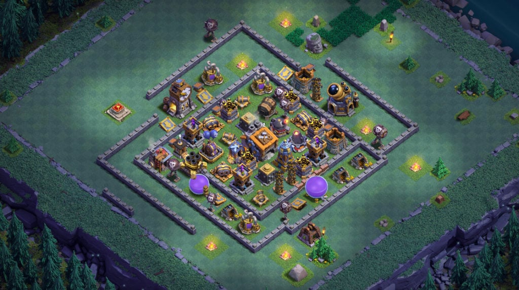 clash of clans belediye 9 köy düzeni