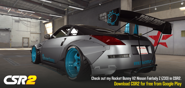 csr2 Nissan Rocket Bunny V2 Fairlady Z (Z33) easter 2022 tune and shift pattern