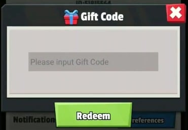 Gift codes