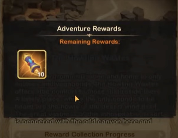 afk arena the howling wastes rewards