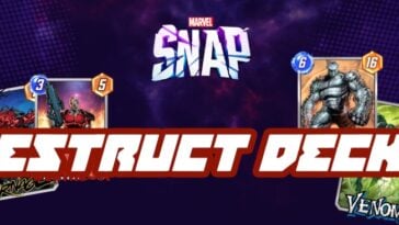 Marvel Snap Best Destruct fedélzetek