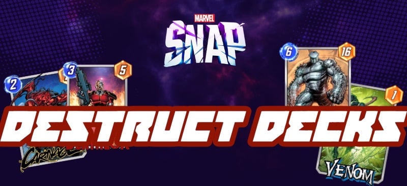 marvel snap best destruct decks