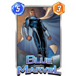 blue marvel card 2023