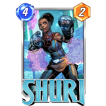 marvel snap shuri card