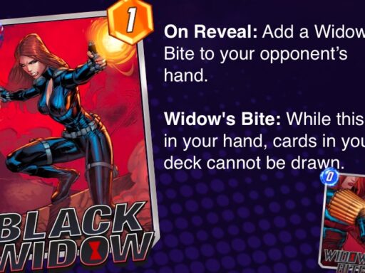marvel snap best black widow decks