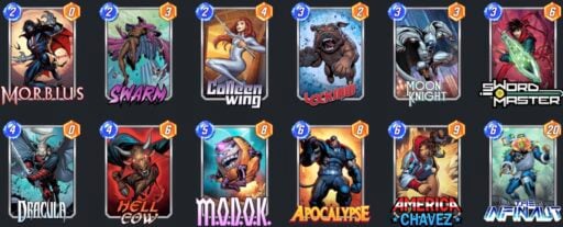 marvel snap modok dracula discard guide