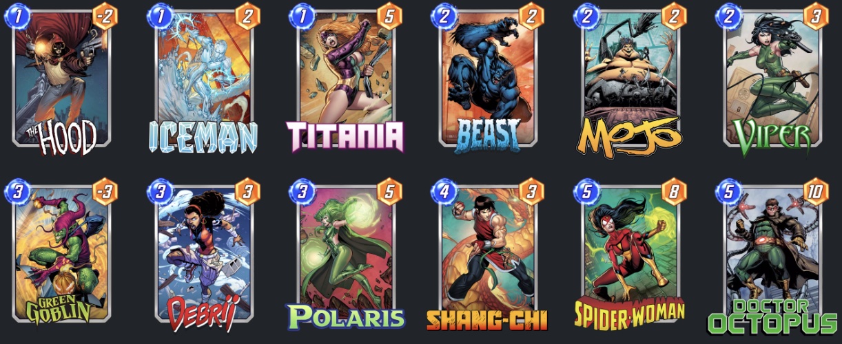 Move isn't the strongest deck but I am having great fun with Dr Octopus  being completely unexpected : r/MarvelSnap