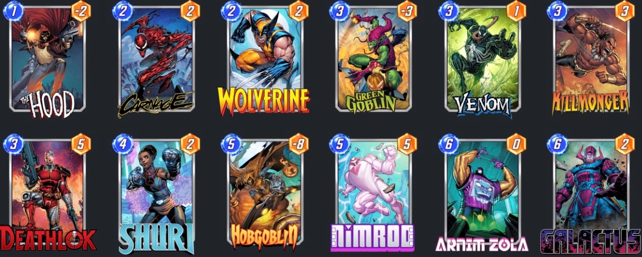 marvel snap nimrod destruct deck guide