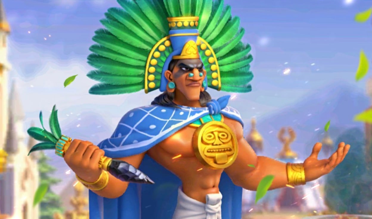 rise of kingdoms best moctezuma build