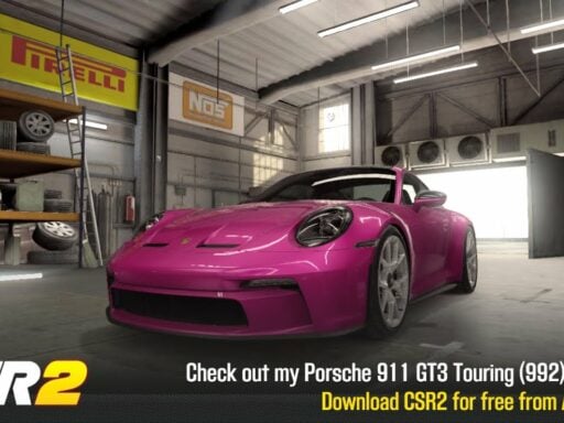 CSR2 Porsche 911 GT3 touring 992 tune and shift pattern
