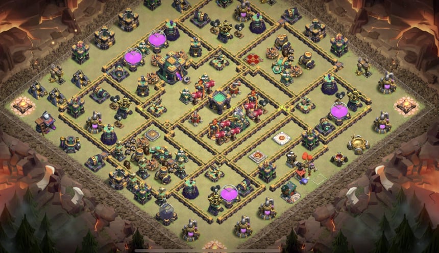HIMB] New th9 farming base with black hole and giant funneling :  r/ClashOfClans