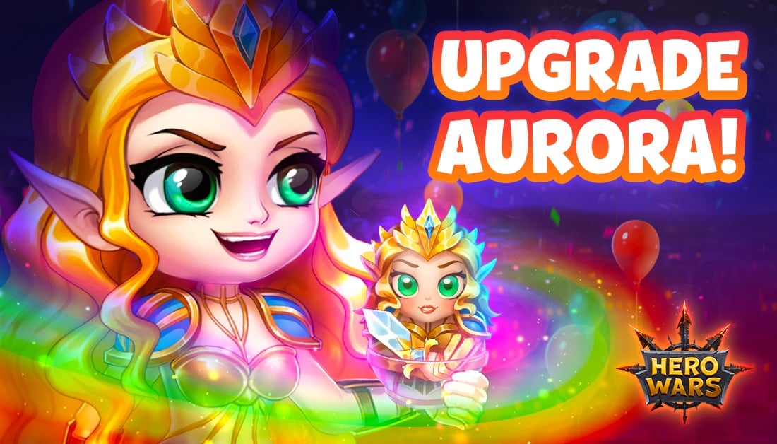 hero wars best aurora build