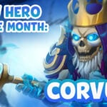 hero wars best corvus build