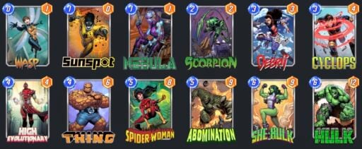 high evolutionary full package deck guide