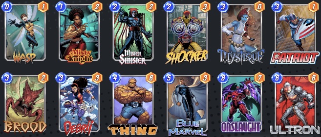 marvel snap patriot ultron deck guide may 16th 2023