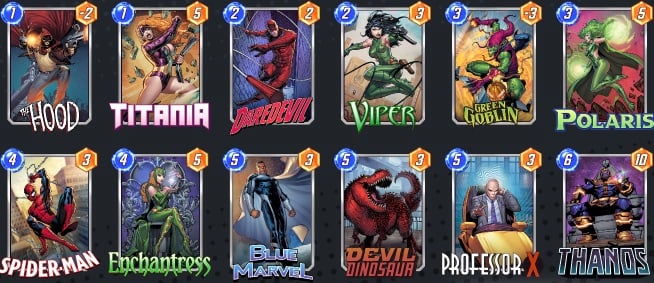 Double Devil Dino Deck - Pool 3 Ongoing (MARVEL SNAP Deck Guide) - AllClash