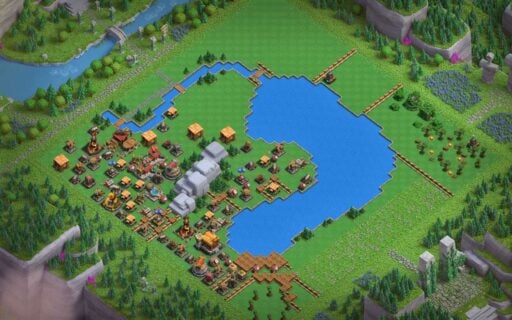 clash of clans clan capital balloon lagoon level 4 layout