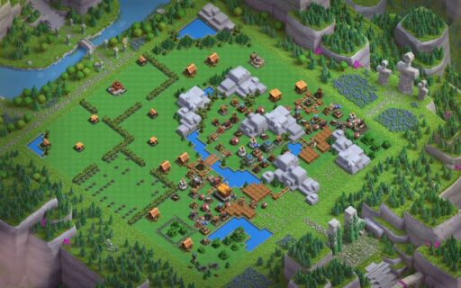 clash of clans clan capital skeleton park level 3 layout