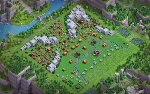 clash of clans golem quarry level 4 base july 2023