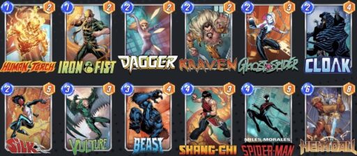 marvel snap move spider deck guide june 19th 2023