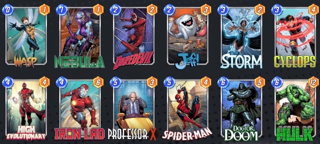 marvel snap evolved lockdown deck july 24th 2023