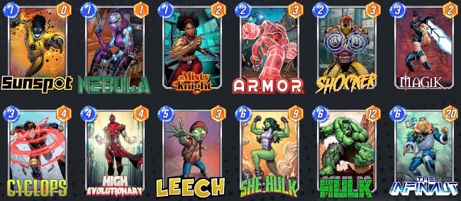 marvel snap high evo deck july 24th 2023