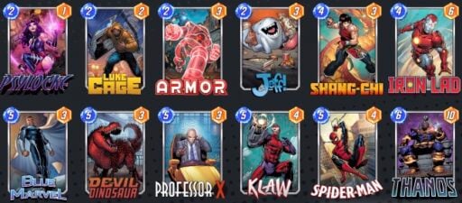 marvel snap thanos control deck july 24th 2023