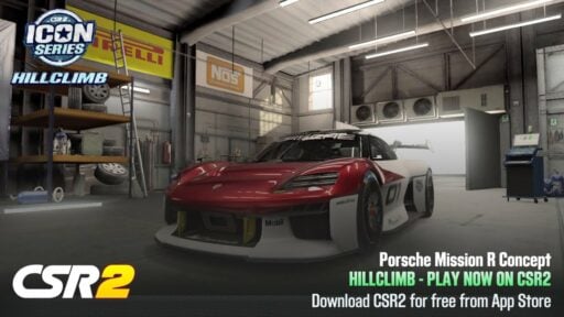 CSR2 Porsche Mission R Concept tune and shift pattern