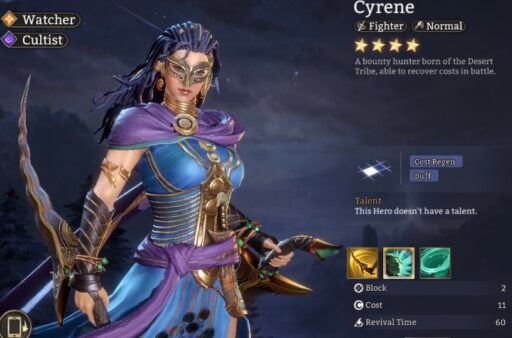 best cyrene build in watcher of realms