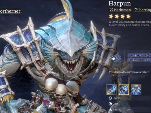 best harpun build in watcher of realms