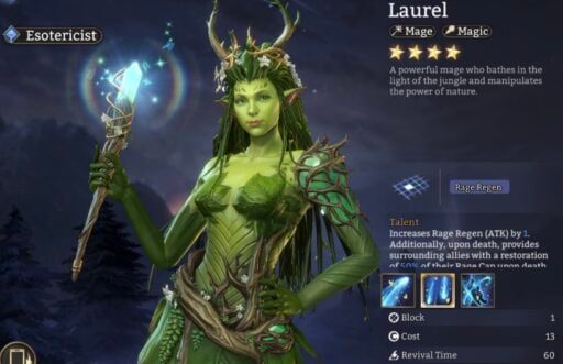 best laurel build in watcher of realms