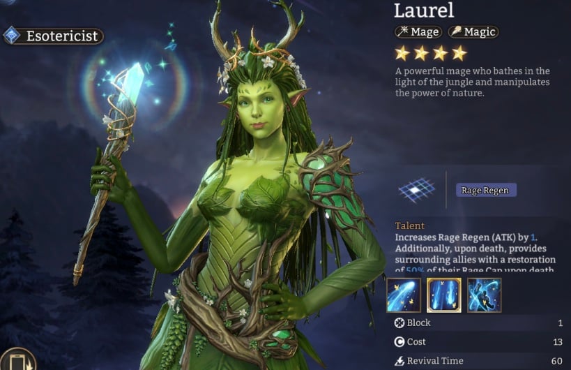 best laurel build in watcher of realms