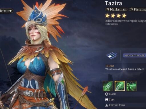 best tazira build in watcher of realms