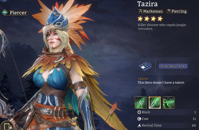 best tazira build in watcher of realms