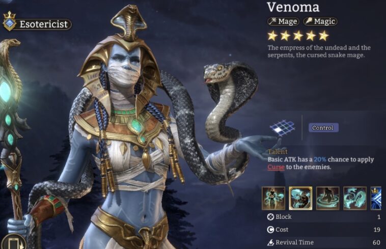 best venoma build in watcher of realms