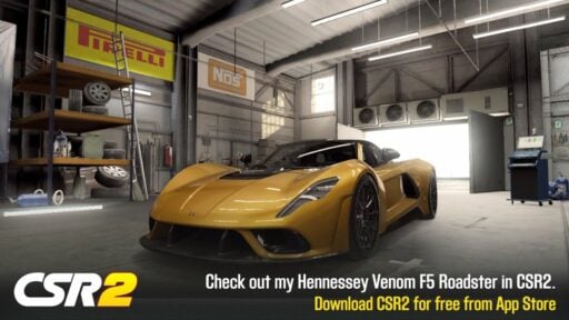 CSR2 Venom F5 Roadster tune and shift pattern