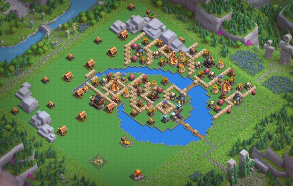 clan capital wizard valley level 5 layout november 2023