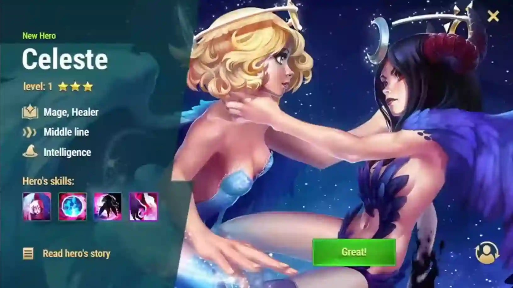hero wars best celeste teams