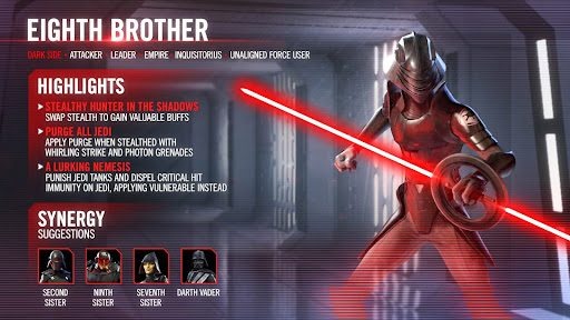 swgoh best eigths brother build