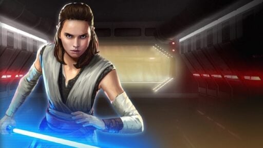 swgoh best rey jedi training mod build