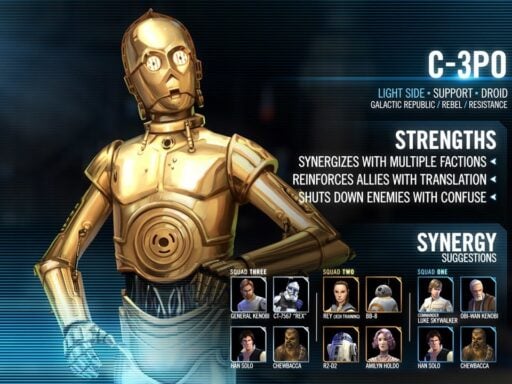 swgoh c-3po best build