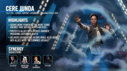 swgoh cere junda best build
